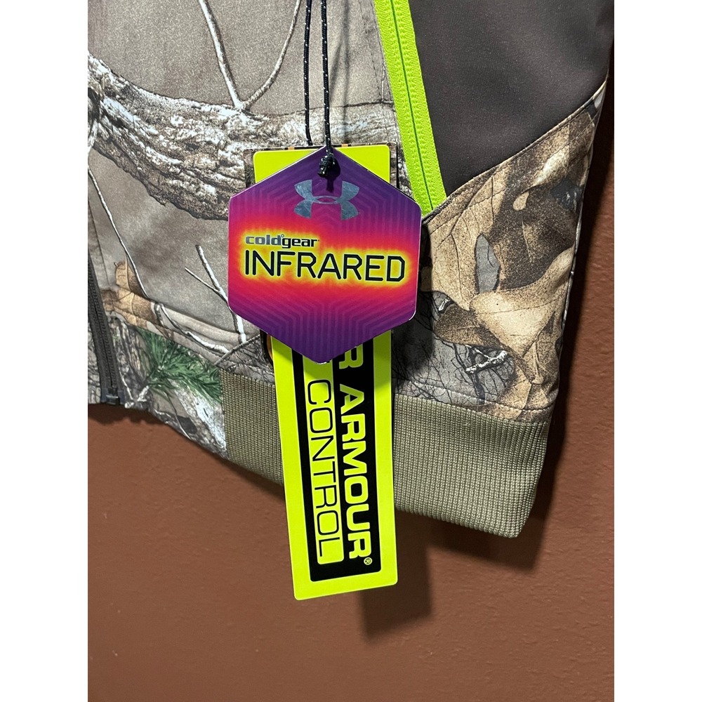 Under Armour ColdGear Infrared Scent Control Camo Hunting Vest Mens SM 1259184 - Picture 4 of 8